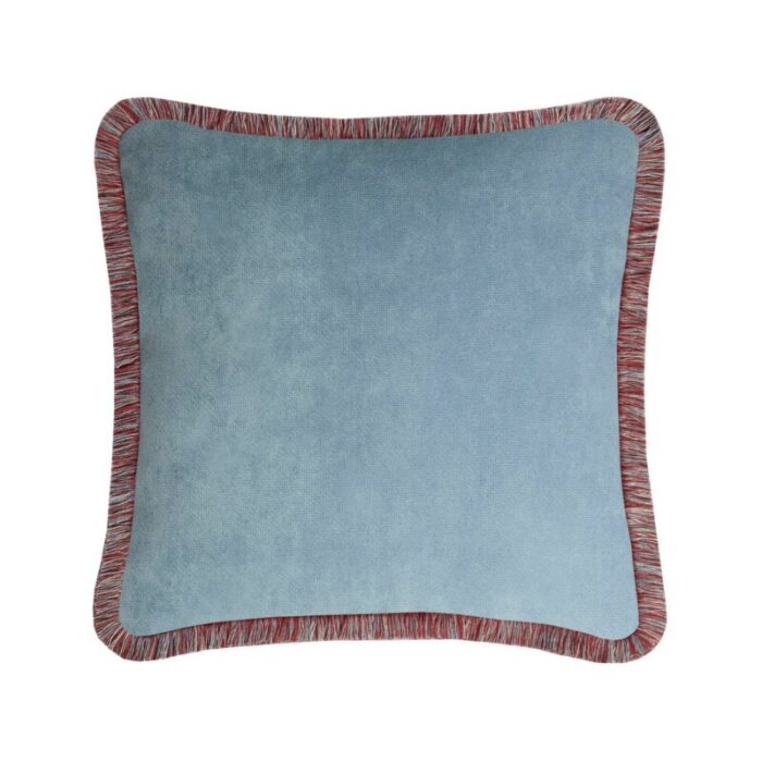 happy pillow light blue laos cushion by lorenza briola for lo decor 1