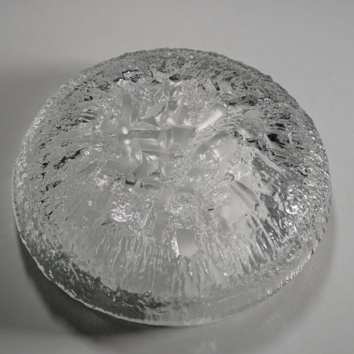 ice glass lunar bowl by tapio wirkkala for iittala 1972 7