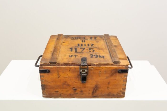 industrial ammunition transport box 1930s 1