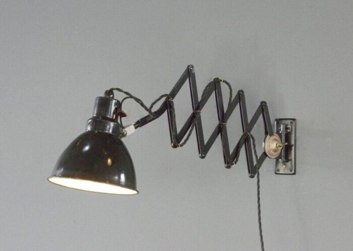 industrial scissor lamp by pehawe 1930s 0958