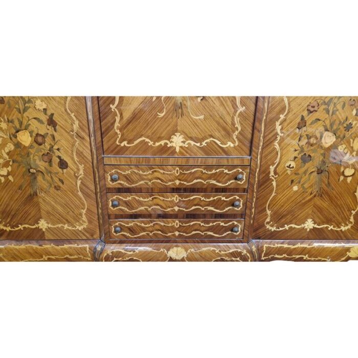 inlaid servant sideboard lombardy 1980s 2104