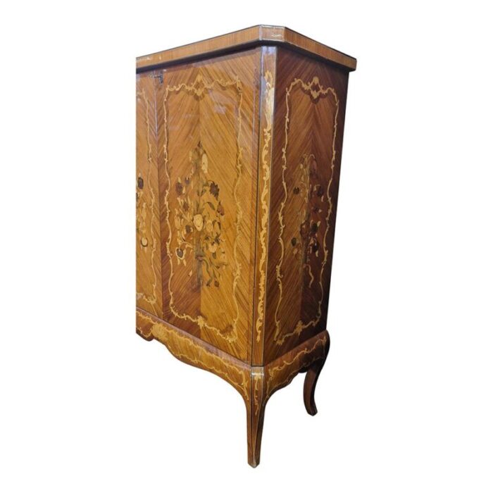 inlaid servant sideboard lombardy 1980s 3247