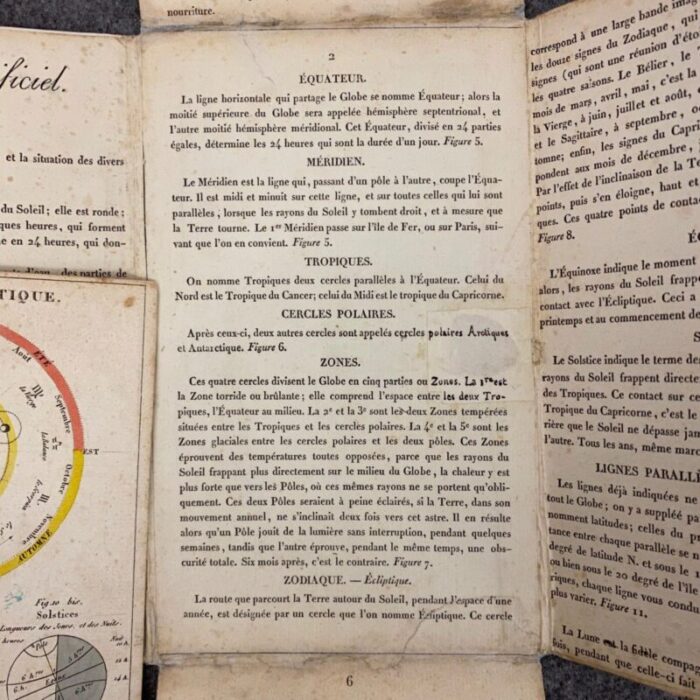 instructions globe booklet from augustin legrand 1830 4