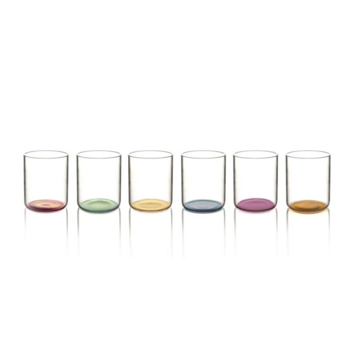 iride glassware set by kanz architetti for kanz set of 6 1