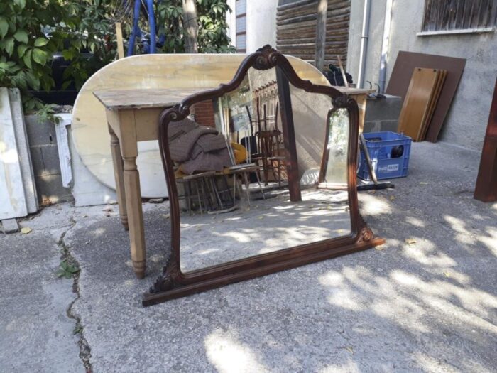 italian carved mirror 1890s 1