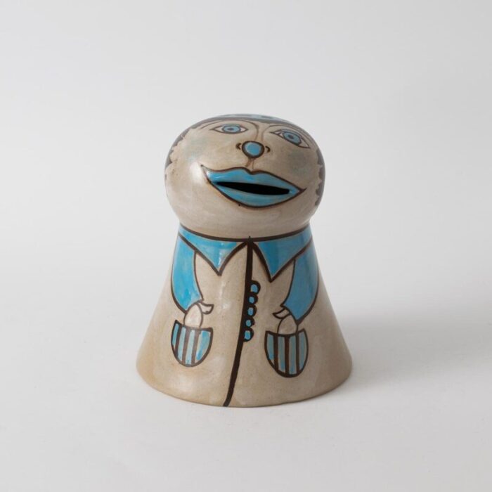 italian ceramic money box by romolo verzolini for studio errevi 1970s 1