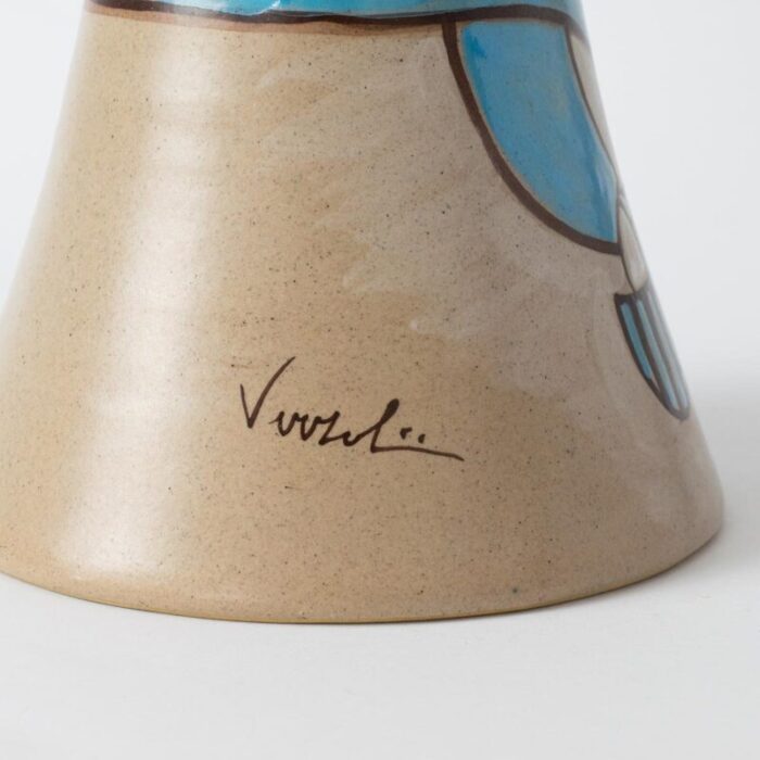 italian ceramic money box by romolo verzolini for studio errevi 1970s 5