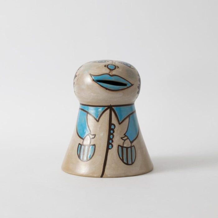 italian ceramic money box by romolo verzolini for studio errevi 1970s 8