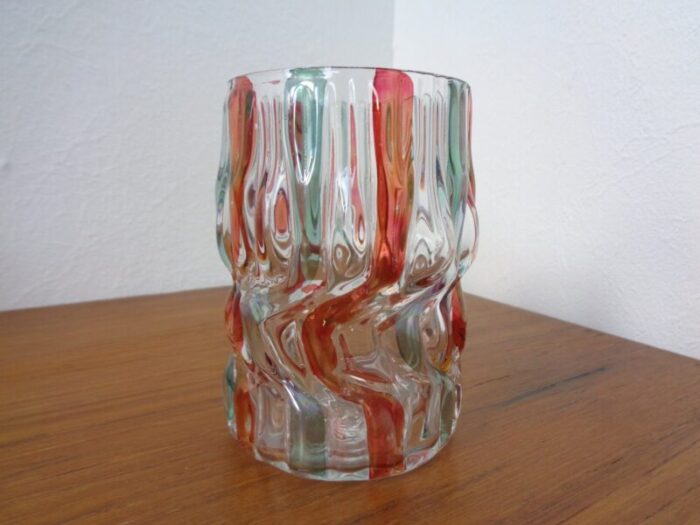 italian glass tumbler 1940s set of 6 1