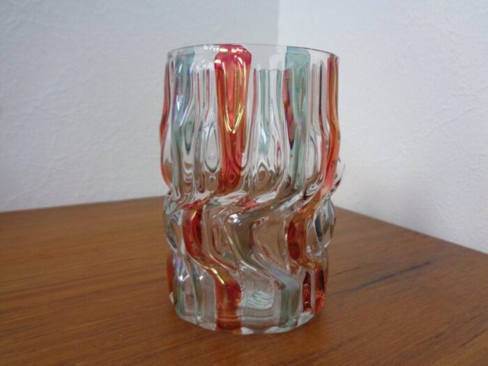 italian glass tumbler 1940s set of 6 11