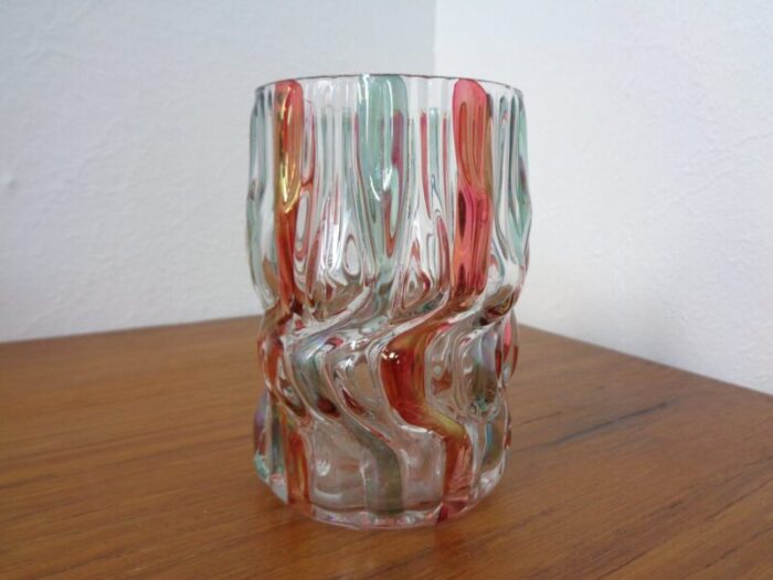 italian glass tumbler 1940s set of 6 9