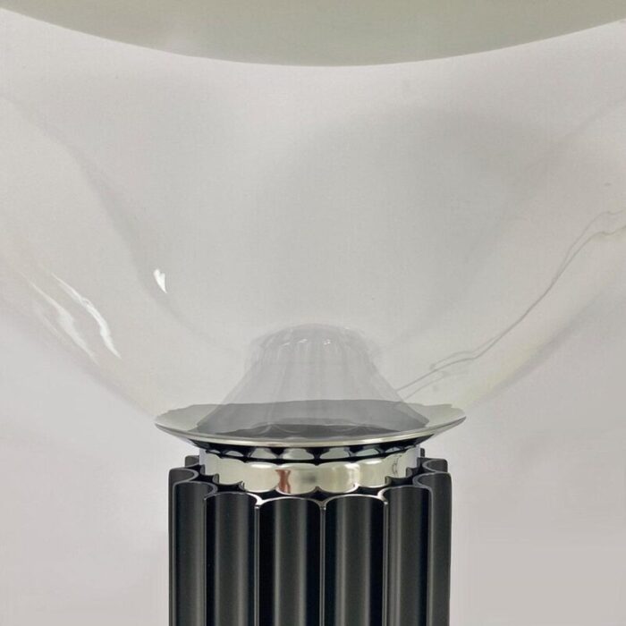 italian modern black taccia table lamp by achille and pier giacomo castiglioni for flos 1962 0523