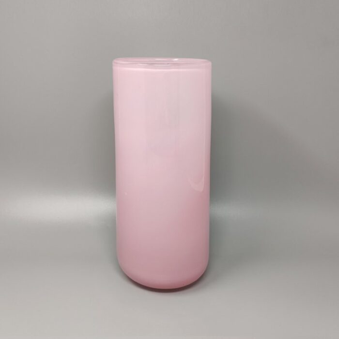 italian pink murano glass vase by ca dei vetrai 1960s 1