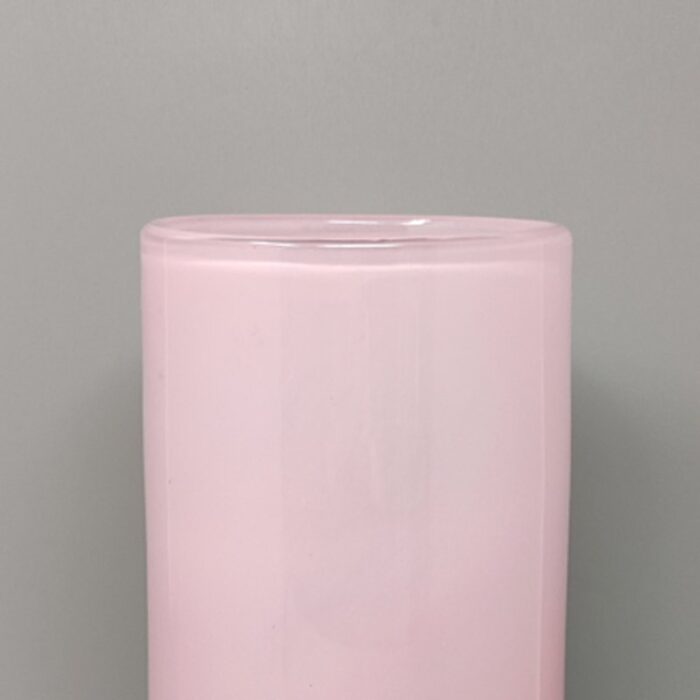 italian pink murano glass vase by ca dei vetrai 1960s 3