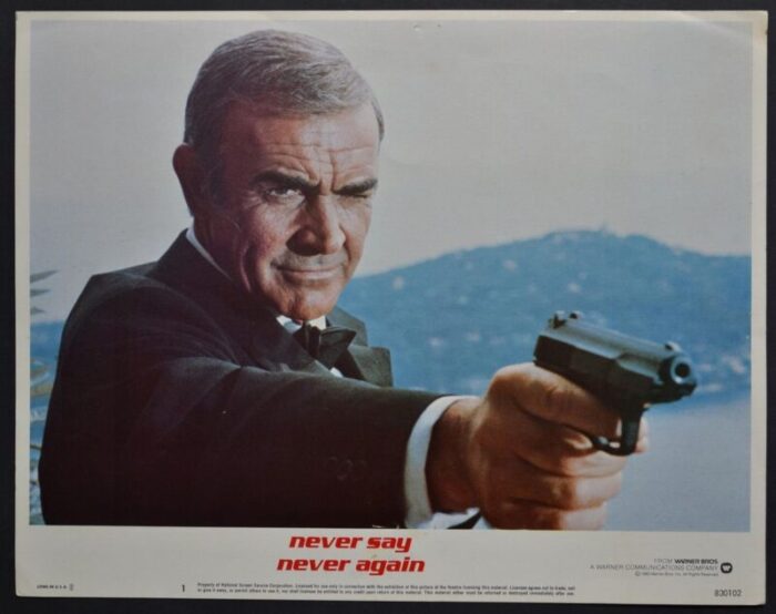 james bond 007 never say never again original lobby card uk 1984 1