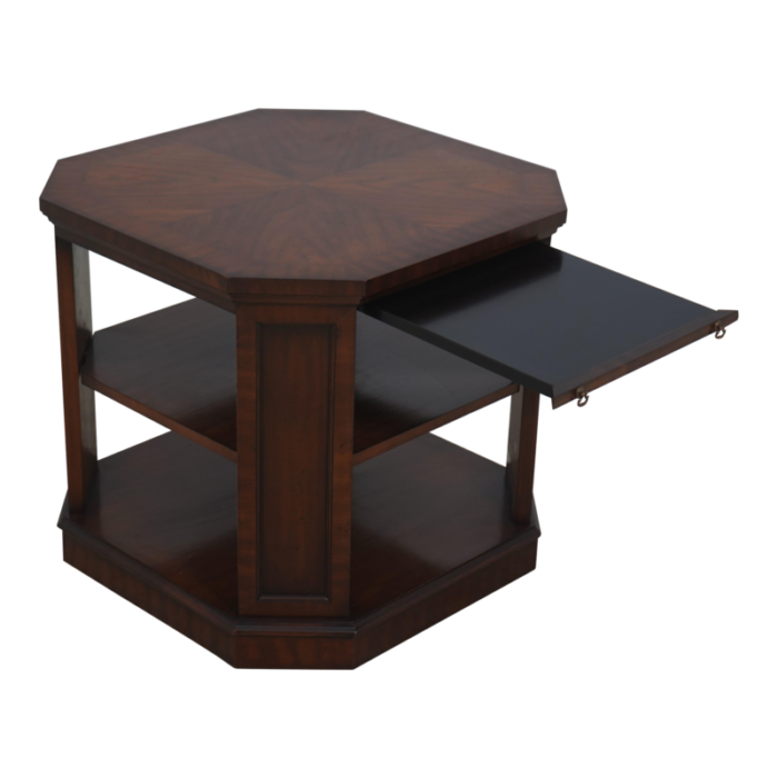 kindel cherry tiered lamp table 3896