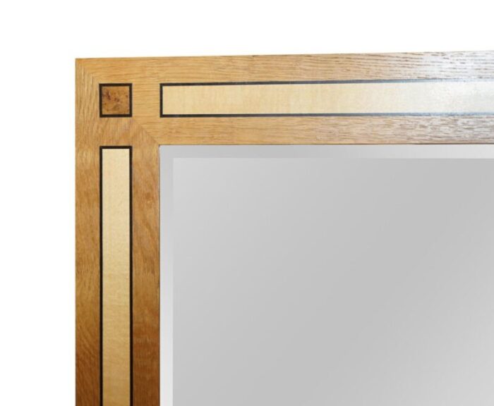 large burr walnut sycamore overmantle mirror by david linley 2