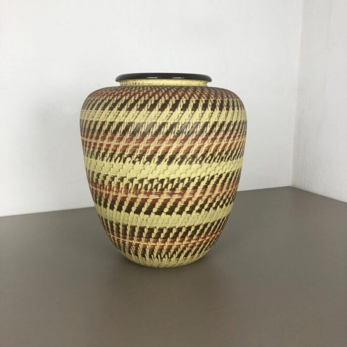 large ceramic pottery floor vase from duemmler and breiden germany 1950s 3 1