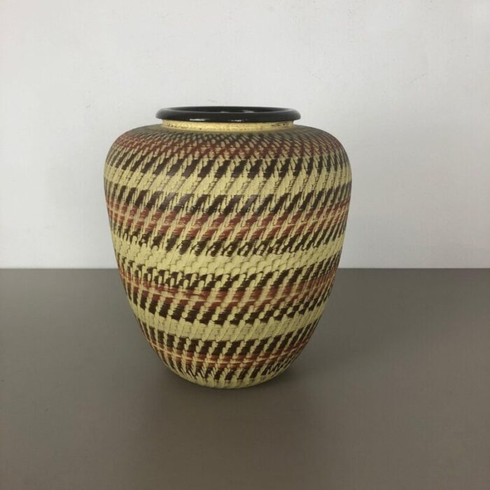 large ceramic pottery floor vase from duemmler and breiden germany 1950s 4 1