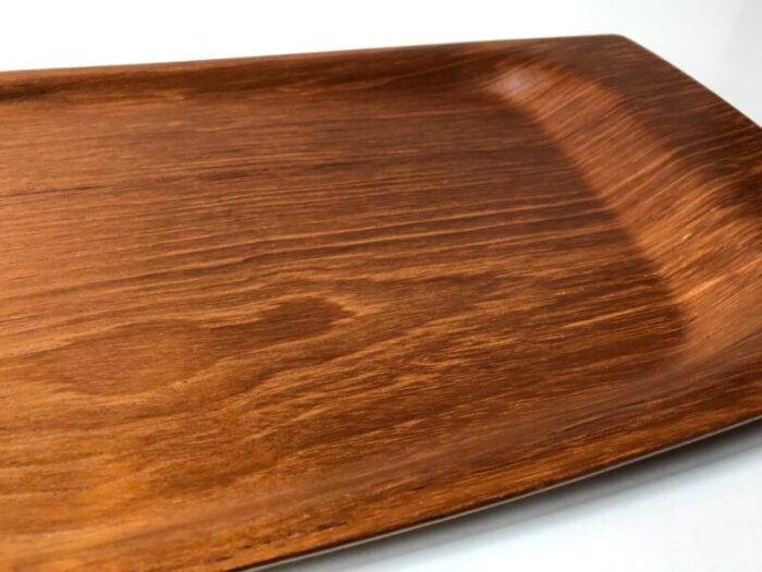 large danish teak serving tray from langva 1960s 5