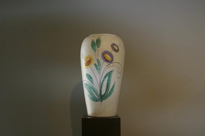 large floral ceramic vase 1