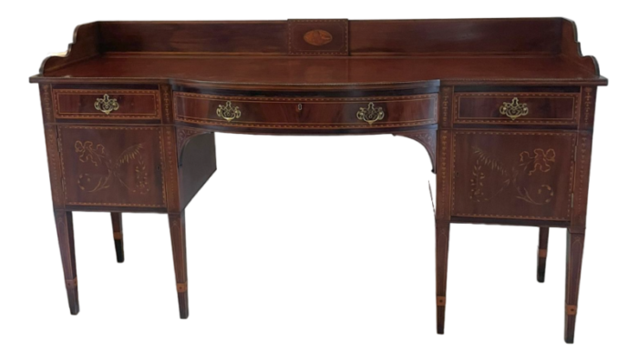 large george iii inlaid mahogany sideboard 1790s 9880