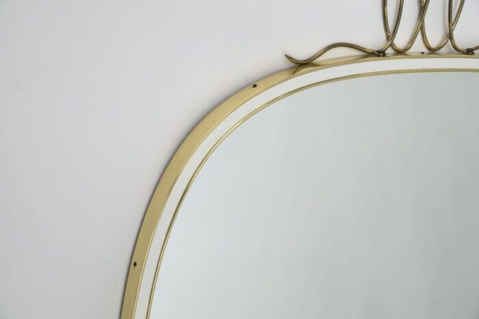 large german brass wall mirrors from gebrueder schoeninger munich 1950s set of 2 15