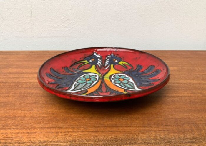 large mid century germany wall plate from gebr h u g claussen 1960s 2