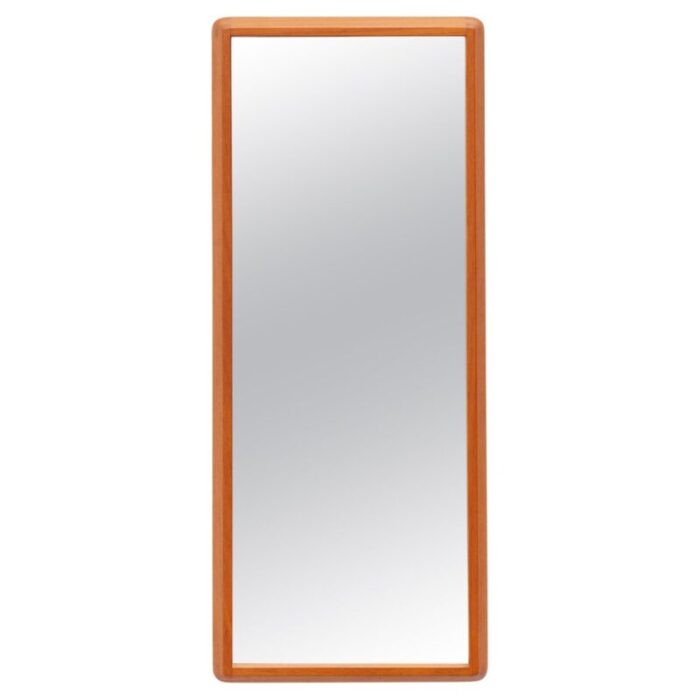 large rectangular wall mirror by kai kristiansen for aksel kjerggaard 1960s 1