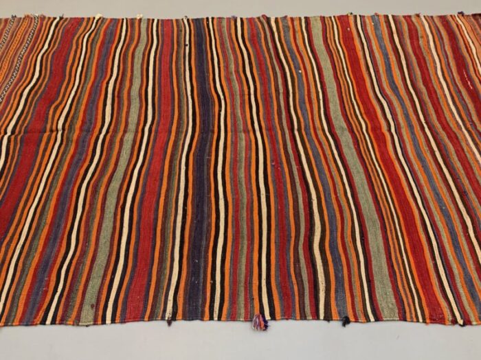 large vintage kelim rug 6