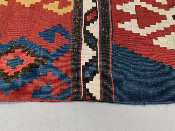 large vintage kilim rug 7