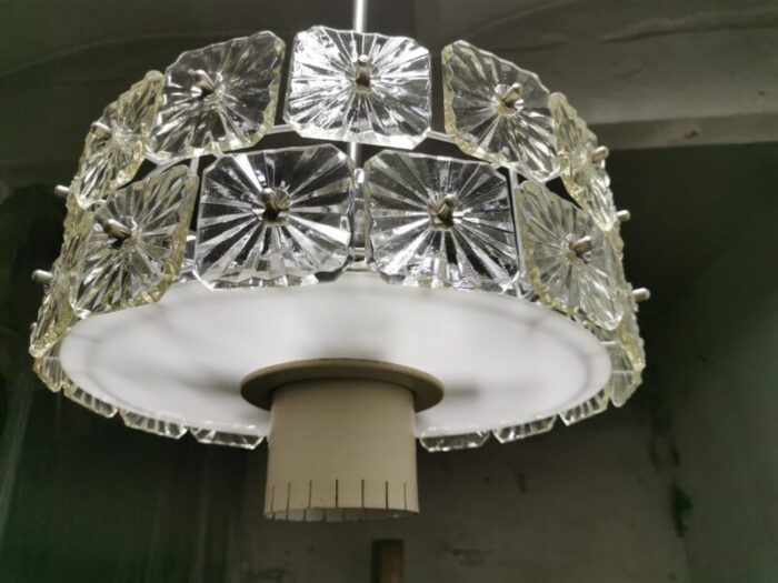 large vintage mid century ceiling light from lbl 1960s 1567