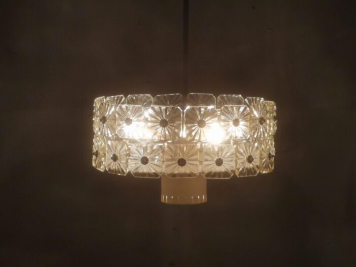 large vintage mid century ceiling light from lbl 1960s 6246