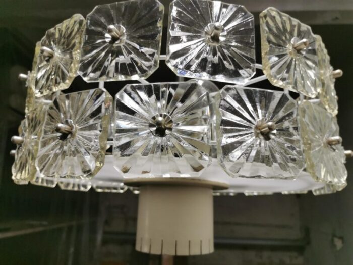 large vintage mid century ceiling light from lbl 1960s 6924