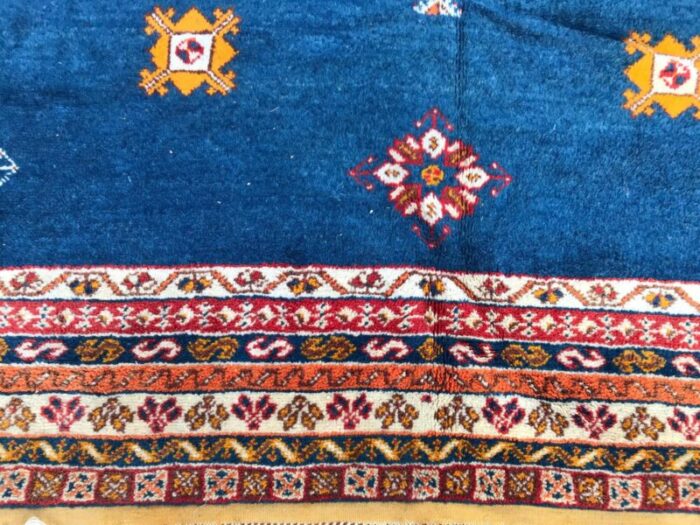 large vintage moroccan hand knotted rug 4