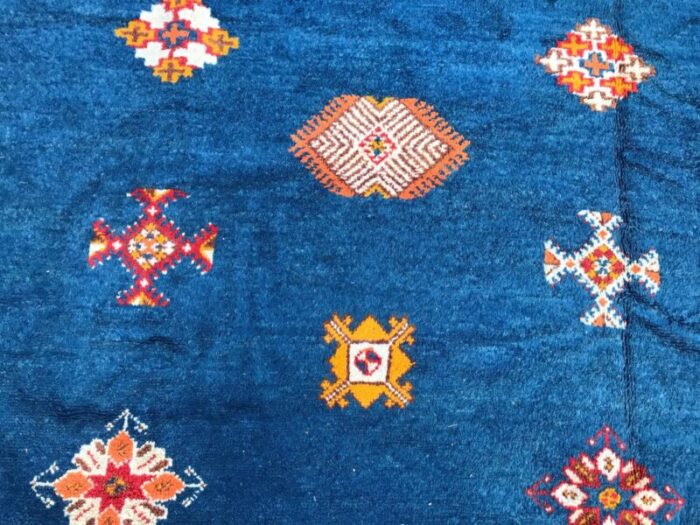 large vintage moroccan hand knotted rug 5