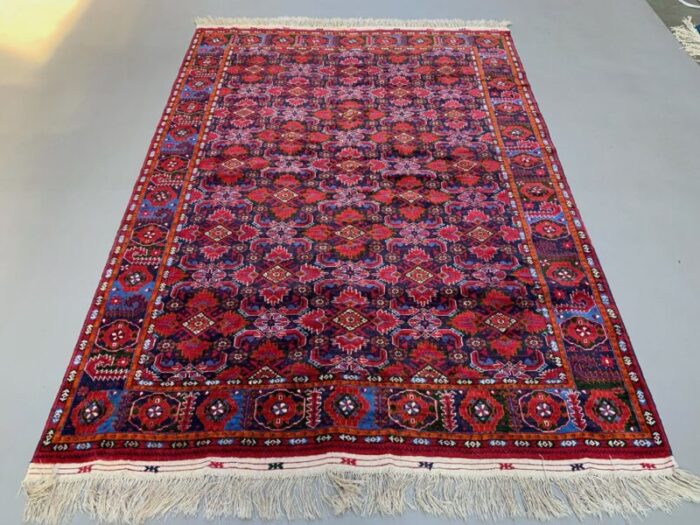 large vintage turkoman beshir rug 2