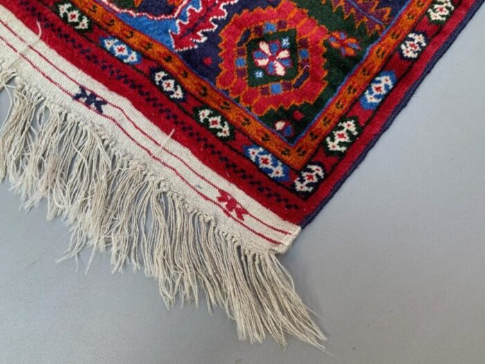 large vintage turkoman beshir rug 6