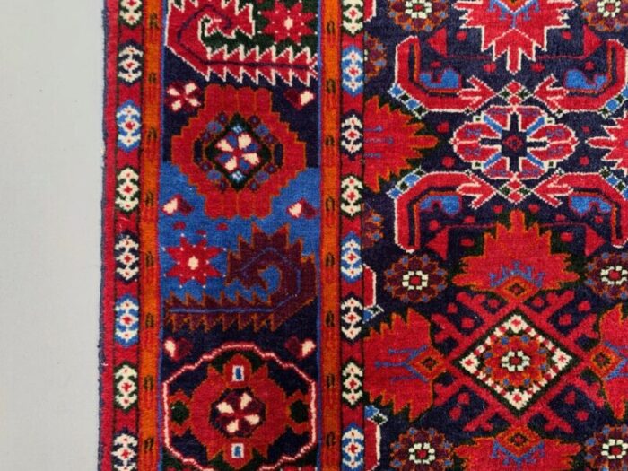 large vintage turkoman beshir rug 8