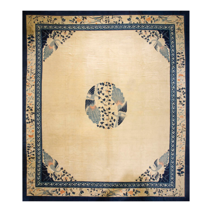 late 19th century chinese peking carpet 5481