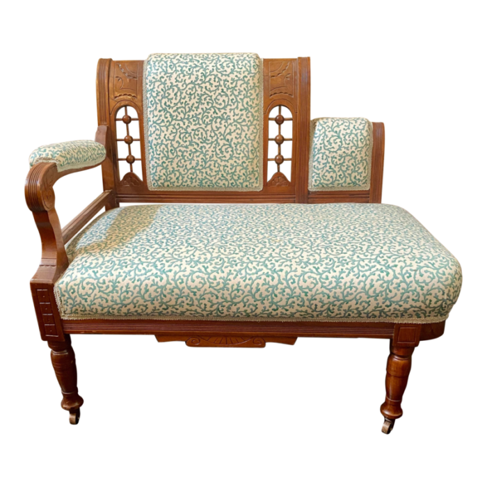 late 19th century one arm ladies parlor chair 3429