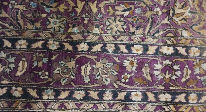 late 19th century persian silk kashan by kazan 0488