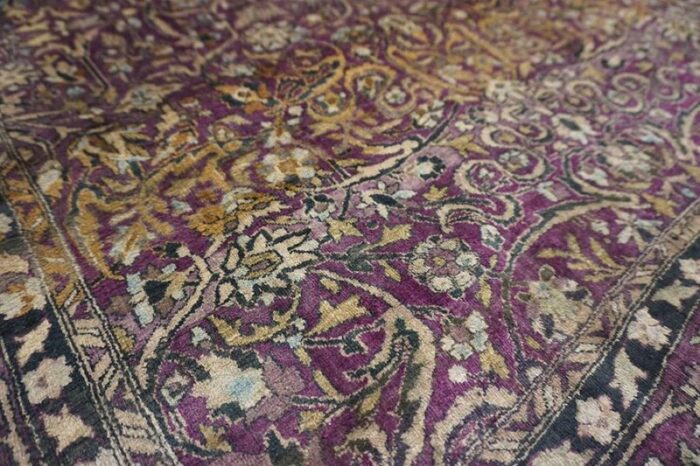 late 19th century persian silk kashan by kazan 1556