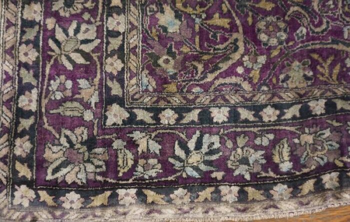 late 19th century persian silk kashan by kazan 5748