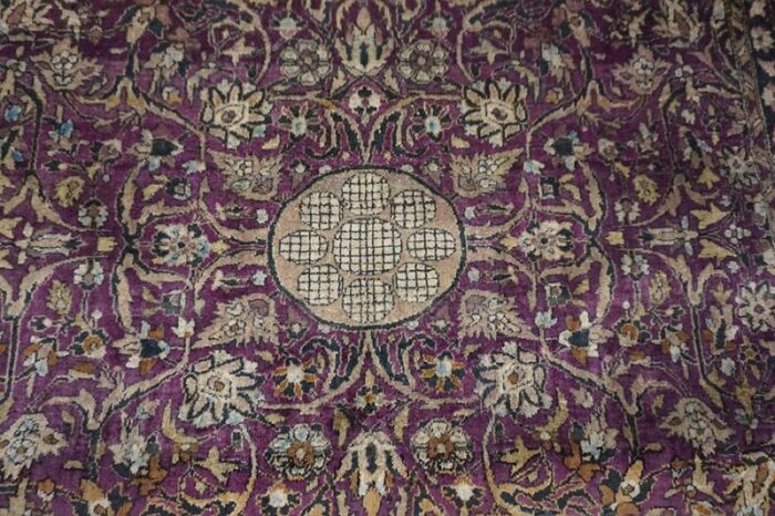 late 19th century persian silk kashan by kazan 8904