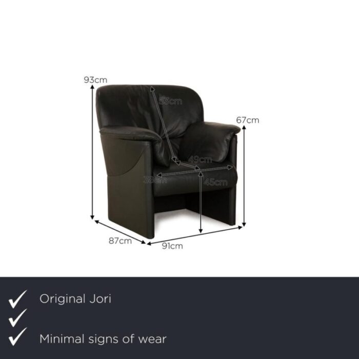 leather jori armchair from jori 8583