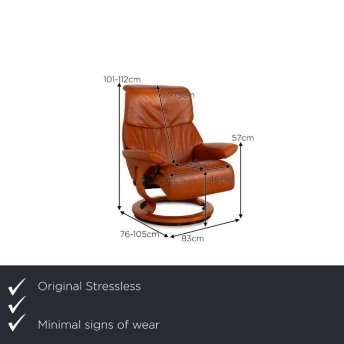 leather vision armchair from stressless 0812