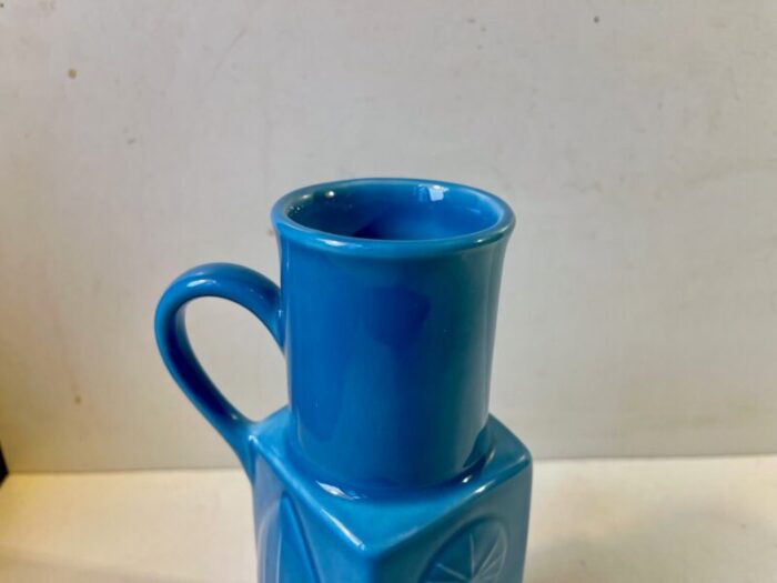 light blue ceramic jug vase by carl harry stalhane for roerstrand 1960s 6