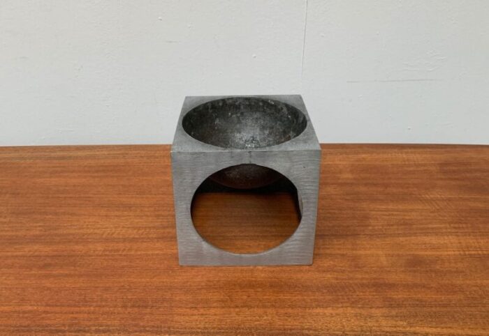 lorenzo burchiellaro mid century italian modernist cube sculpture 12