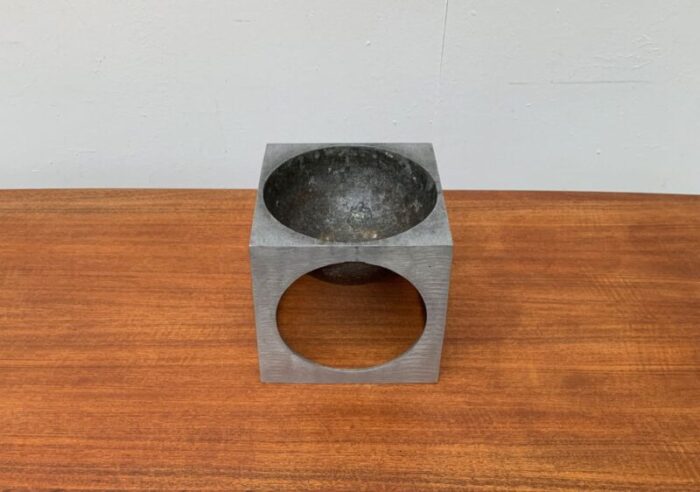 lorenzo burchiellaro mid century italian modernist cube sculpture 21